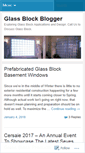 Mobile Screenshot of glassblockblogger.com